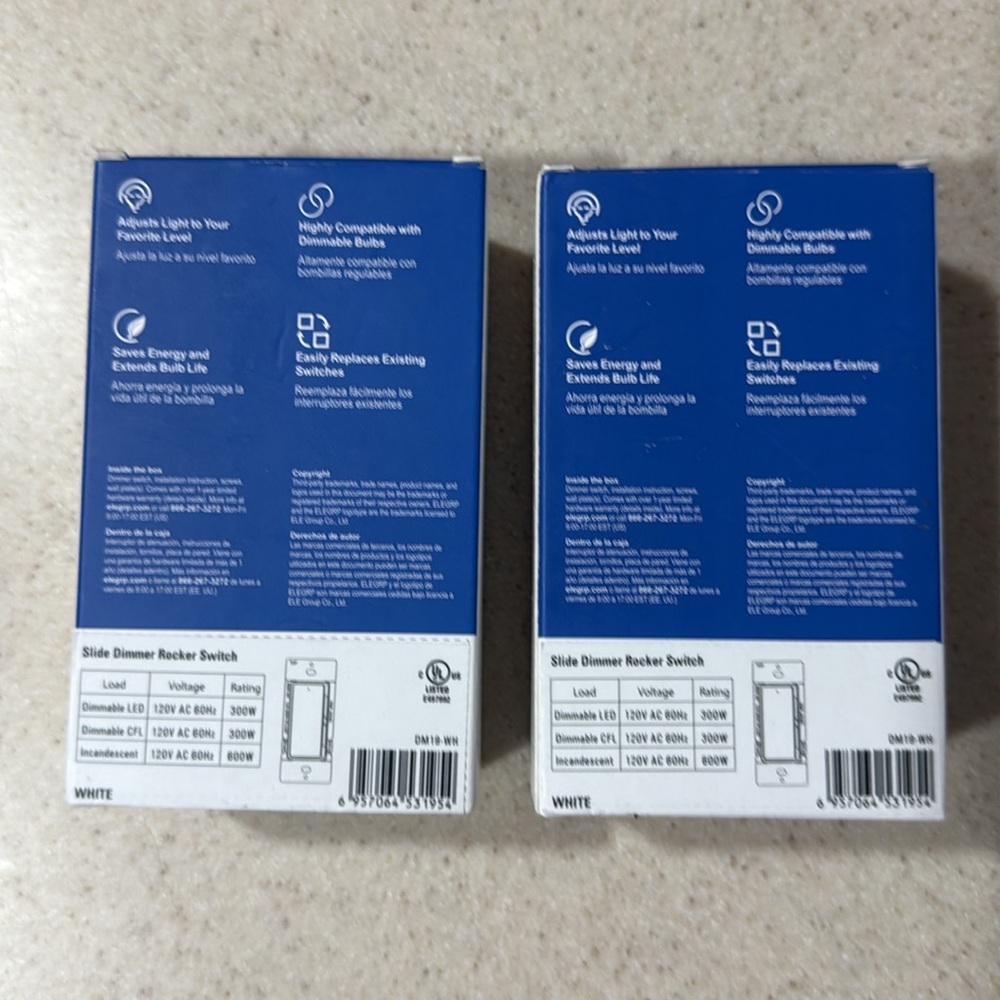 DIMMER SWITCH with 3-Way Slide - Picture 2 of 6